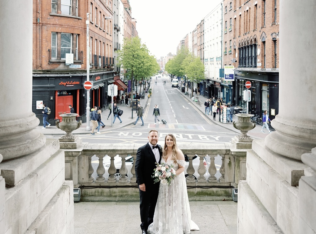 A Dream City Wedding for Caroline & Andrew