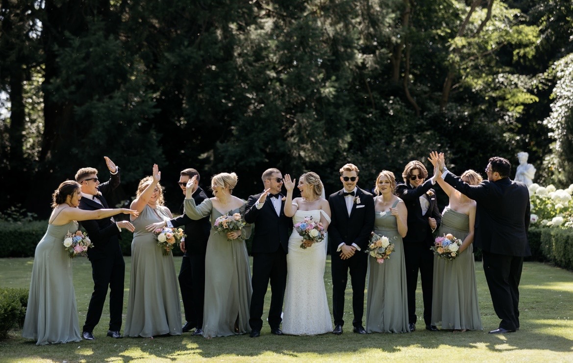 A Sizzling & Colourful Wedding for Julianne and Graeme at Tinakilly Country House & Gardens.